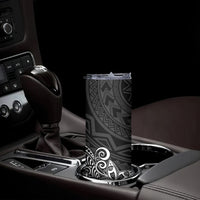 Hawaii Skinny Tumbler Plumeria Black Curves