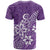 Polynesia T Shirt Plumeria Purple Curves LT7 - Polynesian Pride
