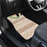 Hawai'i Paniolo Maile Twisted Lei Car Mats Almond Brown LT7 - Polynesian Pride