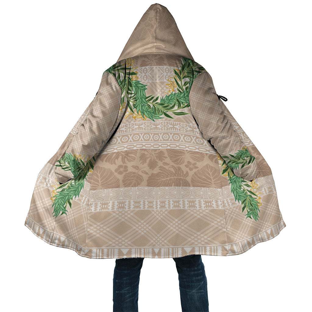 Hawai'i Paniolo Maile Twisted Lei Cloak Almond Brown