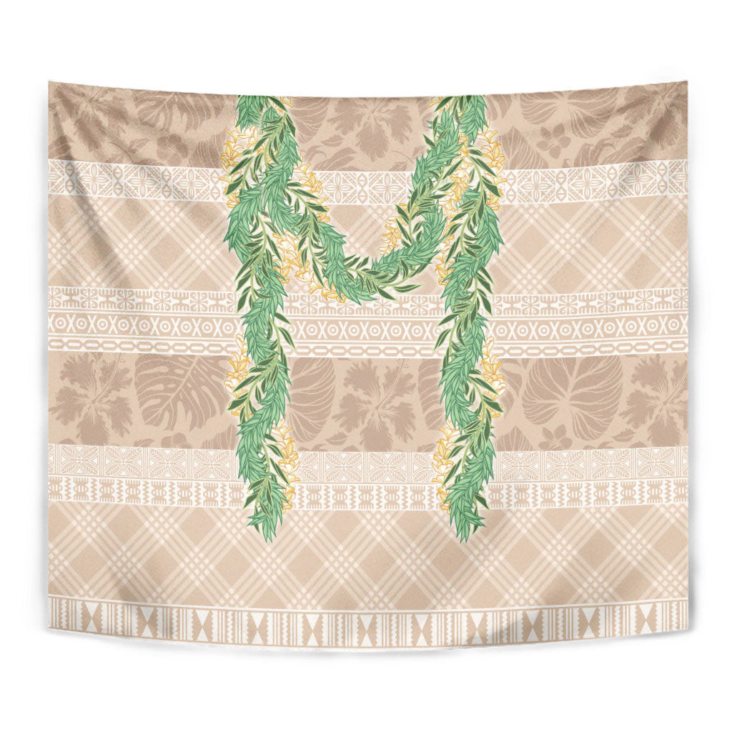 Hawai'i Paniolo Maile Twisted Lei Tapestry Almond Brown LT7 - Polynesian Pride