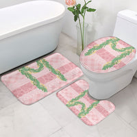 Hawai'i Paniolo Maile Twisted Lei Bathroom Set Dusty Rose LT7 - Polynesian Pride