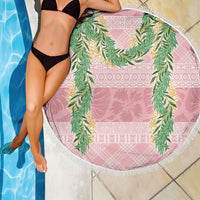 Hawai'i Paniolo Maile Twisted Lei Beach Blanket Dusty Rose LT7 - Polynesian Pride