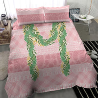 Hawai'i Paniolo Maile Twisted Lei Bedding Set Dusty Rose LT7 - Polynesian Pride