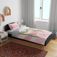 Hawai'i Paniolo Maile Twisted Lei Bedding Set Dusty Rose LT7 - Polynesian Pride