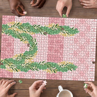 Hawai'i Paniolo Maile Twisted Lei Puzzle Dusty Rose LT7 - Polynesian Pride