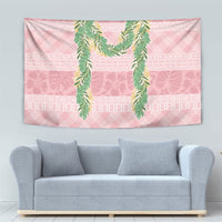 Hawai'i Paniolo Maile Twisted Lei Tapestry Dusty Rose LT7 - Polynesian Pride
