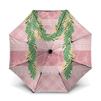 Hawai'i Paniolo Maile Twisted Lei Umbrella Dusty Rose LT7 One Size Folded 11.42 inch Opened Diameter 37.4 inch Dusty Rose - Polynesian Pride
