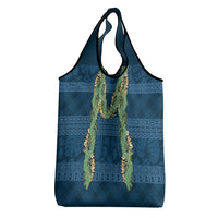 Hawai'i Paniolo Maile Twisted Lei Grocery Bag Cobalt Blue LT7 - Polynesian Pride