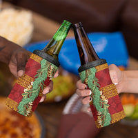 Hawai'i Paniolo Maile Twisted Lei 4 in 1 Can Cooler Tumbler Hilo Royal Red LT7 - Polynesian Pride
