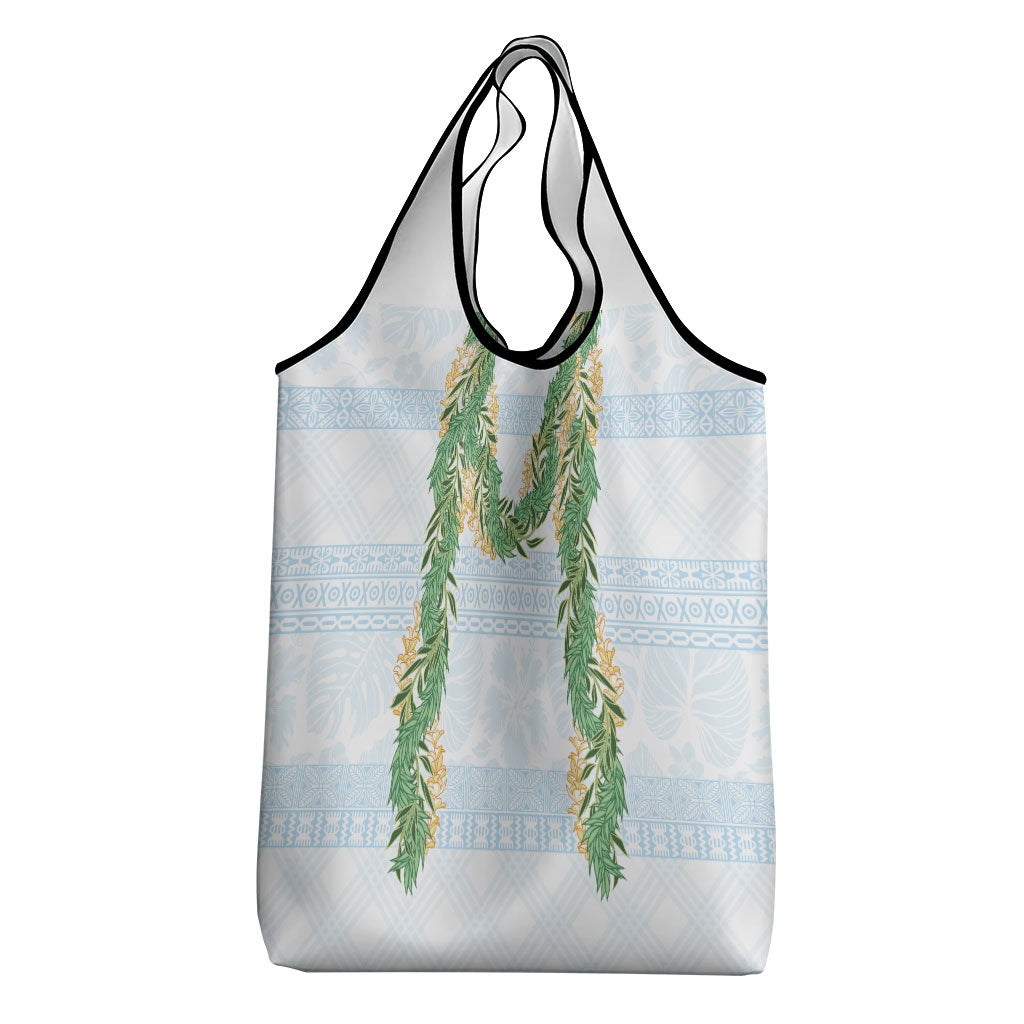 Hawai'i Paniolo Maile Twisted Lei Grocery Bag Winter White LT7 - Polynesian Pride