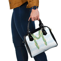 Hawai'i Paniolo Maile Twisted Lei Shoulder Handbag Winter White LT7 - Polynesian Pride
