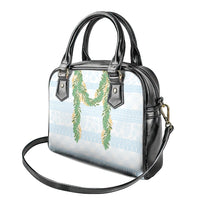 Hawai'i Paniolo Maile Twisted Lei Shoulder Handbag Winter White LT7 - Polynesian Pride