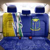 Personalised Fiji Natabua High School Back Car Seat Cover Kaviti Tapa Mix Colors Proud NHS LT7 - Polynesian Pride