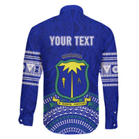 Personalised Fiji Natabua High School Family Matching Off Shoulder Short Dress and Hawaiian Shirt Kaviti Tapa Mix Colors Proud NHS LT7 - Polynesian Pride