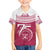 Personalised Fiji Adi Cakobau School Family Matching Off Shoulder Maxi Dress and Hawaiian Shirt ACS Old Girls Lotus Mix Masi LT7 Son's Shirt Crimson - Polynesian Pride
