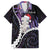 New Zealand Personalised Family Matching Puletasi and Hawaiian Shirt Meri Kirihimete Kowhaiwhai Mix Paua Shell - Amethys