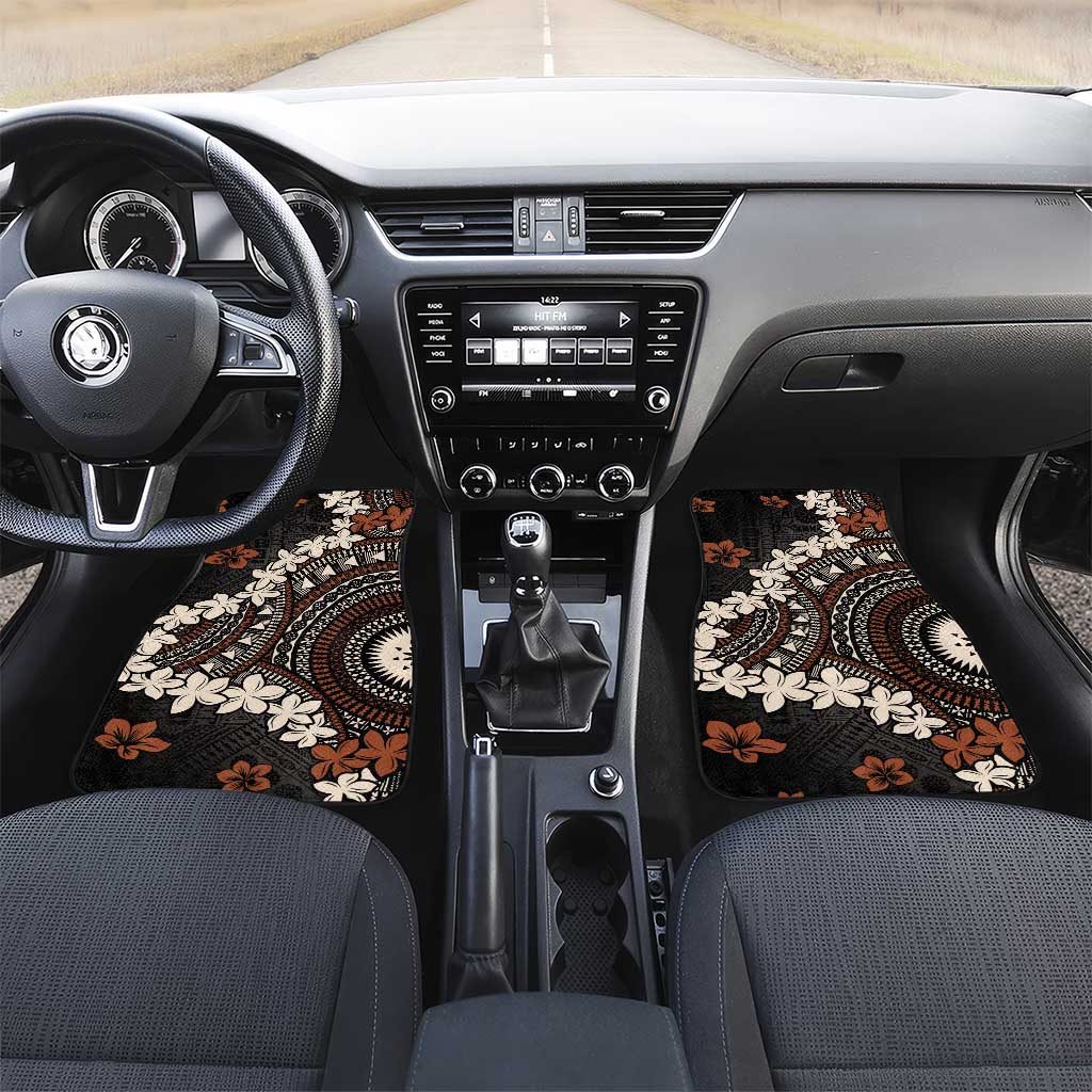 Bula Fiji Women's Day Car Mats Classic Masi Tapa