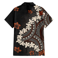 Bula Fiji Women's Day Family Matching Short Sleeve Bodycon Dress and Hawaiian Shirt Classic Masi Tapa LT7 - Polynesian Pride