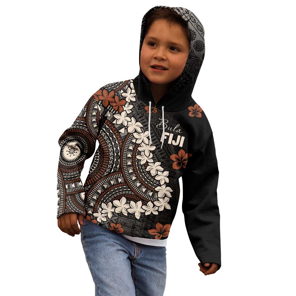 Bula Fiji Women's Day Kid Hoodie Classic Masi Tapa