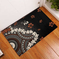 Bula Fiji Women's Day Rubber Doormat Classic Masi Tapa