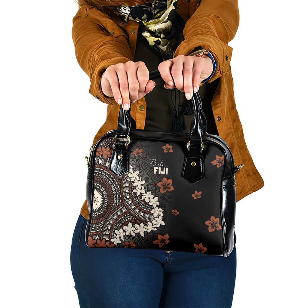 Bula Fiji Women's Day Shoulder Handbag Classic Masi Tapa