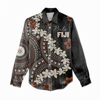 Bula Fiji Women's Day Women Casual Shirt Classic Masi Tapa