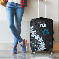 Bula Fiji Women's Day Luggage Cover Indigo Masi Tapa