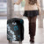 Bula Fiji Women's Day Luggage Cover Indigo Masi Tapa