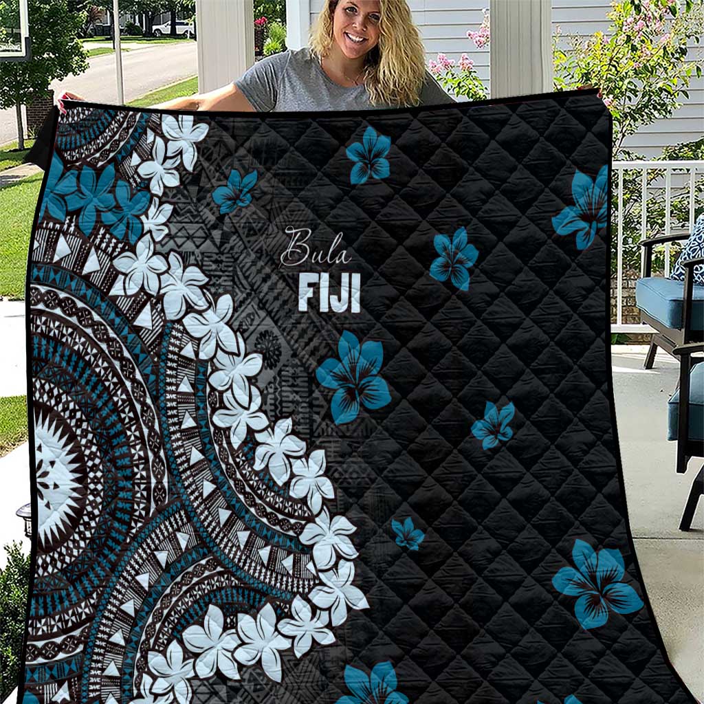Bula Fiji Women's Day Quilt Indigo Masi Tapa