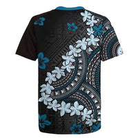 Bula Fiji Women's Day Rugby Jersey Indigo Masi Tapa