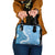 Bula Fiji Women's Day Shoulder Handbag Turquoise Masi Tapa LT7