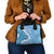 Bula Fiji Women's Day Shoulder Handbag Turquoise Masi Tapa LT7