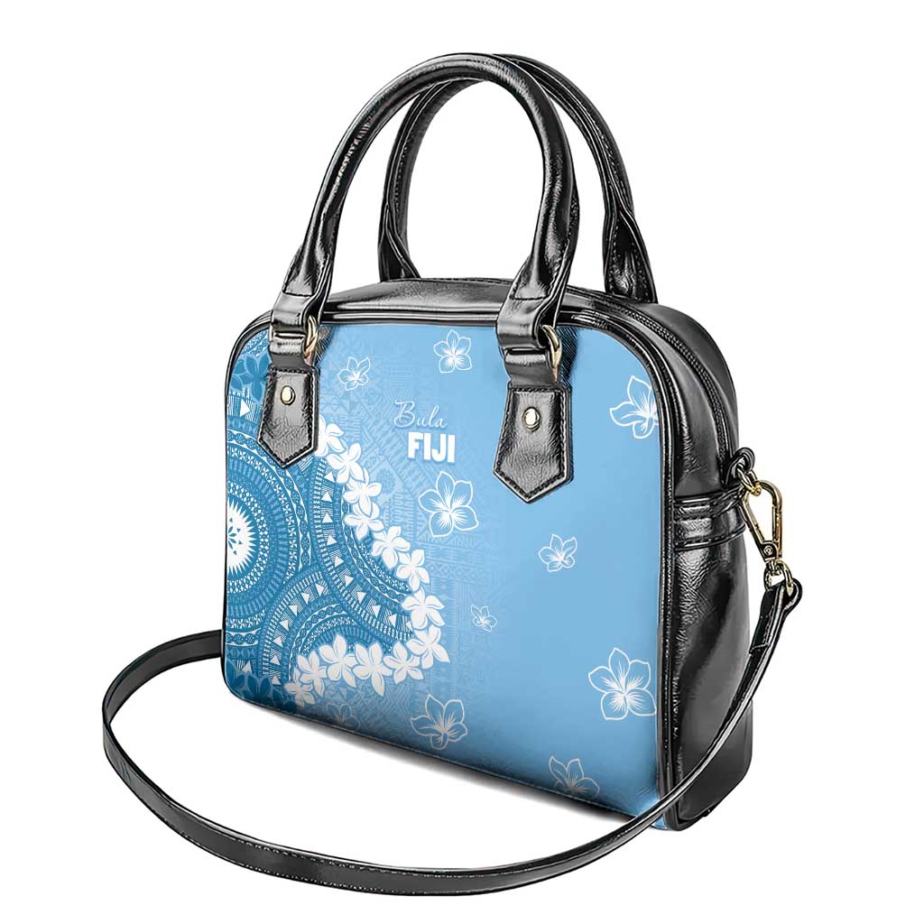 Bula Fiji Women's Day Shoulder Handbag Turquoise Masi Tapa LT7