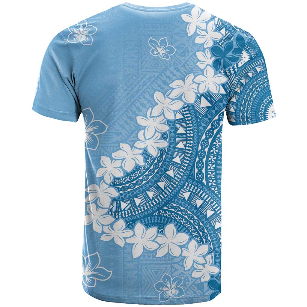 Bula Fiji Women's Day T Shirt Turquoise Masi Tapa