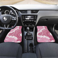 Bula Fiji Women's Day Car Mats Pink Masi Tapa