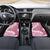 Bula Fiji Women's Day Car Mats Pink Masi Tapa