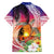 Polynesian Dreamy Turtle Family Matching Summer Maxi Dress and Hawaiian Shirt Sunset Scenery