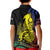 New Caledonia Kanaky Kid Polo Shirt Stylized Fleche Faitiere With Kagu Bird