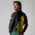 New Caledonia Kanaky Long Sleeve Polo Shirt Stylized Fleche Faitiere With Kagu Bird