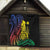 New Caledonia Kanaky Quilt Stylized Fleche Faitiere With Kagu Bird