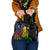 New Caledonia Kanaky Shoulder Handbag Stylized Fleche Faitiere With Kagu Bird