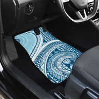 Bula Fiji Vintage Tapa Car Mats Kaivity Masi Wave Motifs - Turquoise