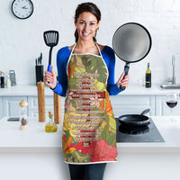 Mahalo Hawaii - Ka Pule a ka Haku Apron Tropical Flowers LT7 - Polynesian Pride
