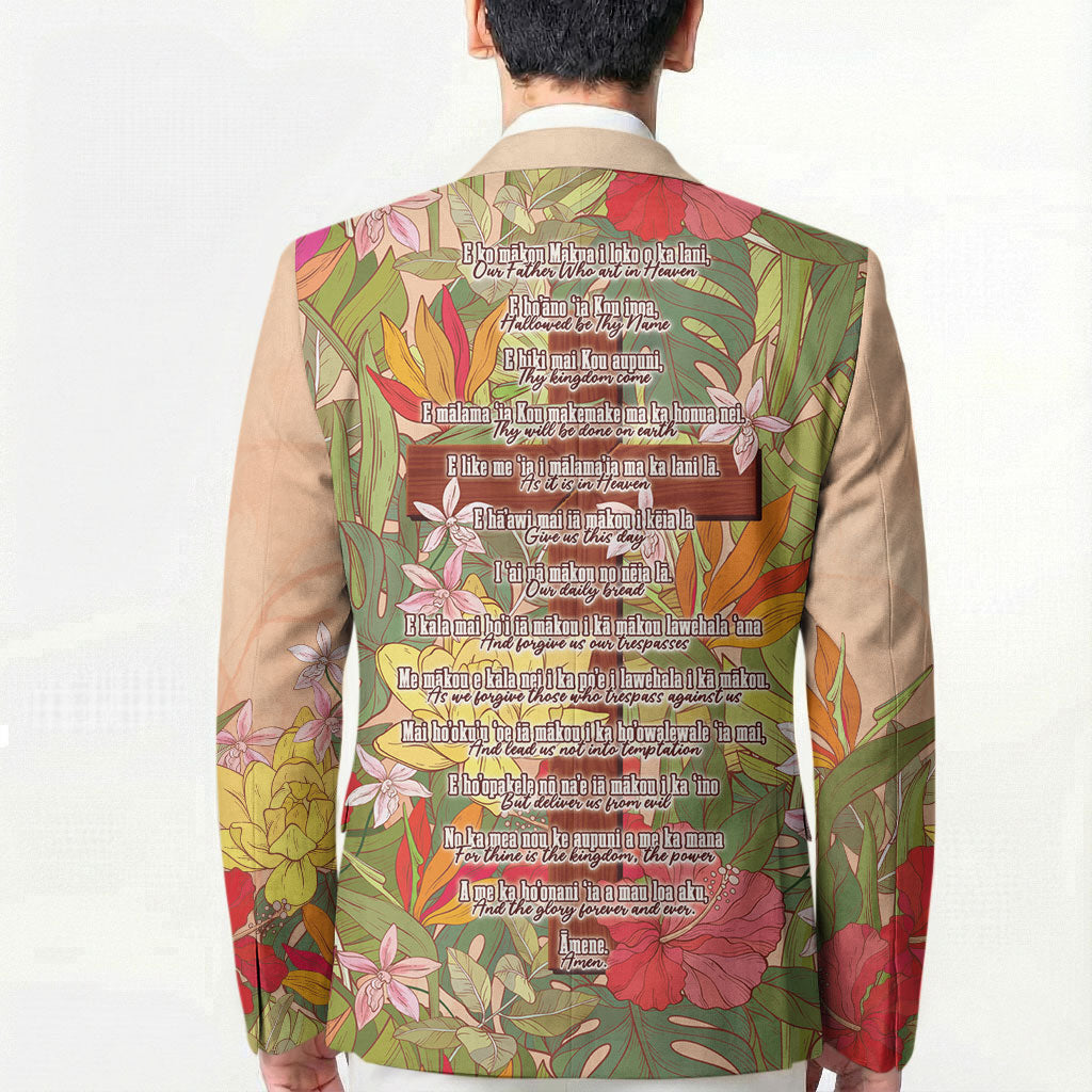 Mahalo Hawaii - Ka Pule a ka Haku Blazer Tropical Flowers LT7 - Polynesian Pride