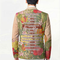 Mahalo Hawaii - Ka Pule a ka Haku Blazer Tropical Flowers LT7 - Polynesian Pride