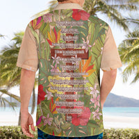 Mahalo Hawaii - Ka Pule a ka Haku Hawaiian Shirt Tropical Flowers LT7 - Polynesian Pride