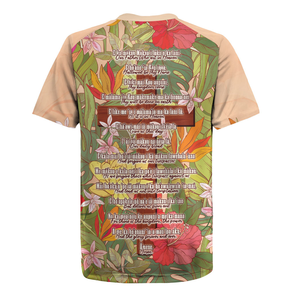 Mahalo Hawaii - Ka Pule a ka Haku Rugby Jersey Tropical Flowers LT7 - Polynesian Pride