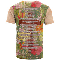 Mahalo Hawaii - Ka Pule a ka Haku T Shirt Tropical Flowers LT7 - Polynesian Pride