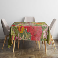 Mahalo Hawaii - Ka Pule a ka Haku Tablecloth Tropical Flowers LT7 - Polynesian Pride